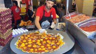 Iron Toast With 1000 Eggs a Day - Turkish Street Food