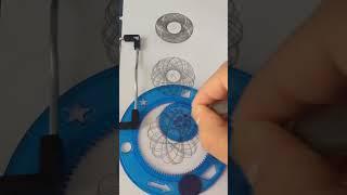 Spirograph Art ️ #art #itsjustart #spirograph  #drawityourself #justdraw #shorts