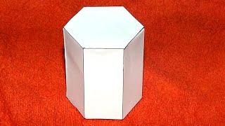 Como hacer un prisma hexagonal / Hexagonal prism