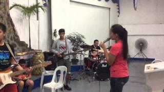 ARNOLD ARGAMINO ON DRUMS WITH JENNY TIBAYAN ON LEAD VOCALS - LORD I THIRST FOR YOU @ ZCAG