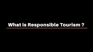 Dr Harold Goodwin Explains Responsible Tourism | Concept, Definition & More