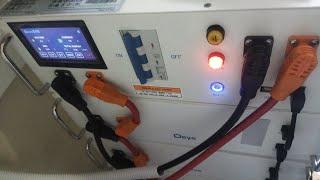 50Kva Deye inverter, with 5 Hi voltage Batteries(265V) 15Kwp panels