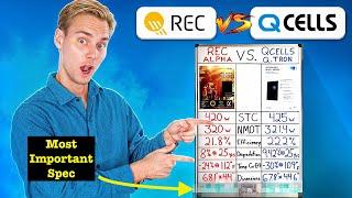 Top Solar Panels Compared. REC Alpha 420w vs QCELLS QTRON 425w.