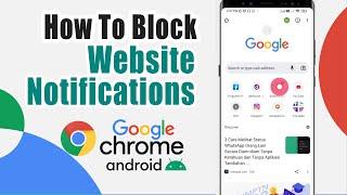 How To Block Website Notifications On Chrome Android