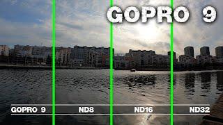 Набор фильтров для GOPRO 9 TELESIN ND8 ND16 ND32 CPL