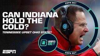 CFP QUESTIONS  Can Indiana BRAVE the cold vs. ND? Will Tennessee UPSET Ohio State?! | ESPN BET LIVE