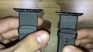 Apple Watch Woven Nylon Band vs. "BestSeller" Replica - Fair Comparisson