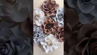 DIY paper rose #diypaperrose #diypaperflowers #paperflowers #paperrose