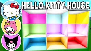 Bloxburg HELLO KITTY CHARACTERS House CHALLENGE!