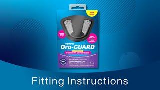 Dentemp Ora-GUARD Dental Guard Fitting Instructions