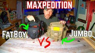 Maxpedition Jumbo vs FatBoy EDC bags