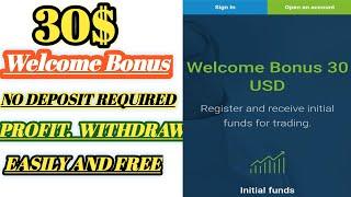 Robotforex 30$ No deposit bonus for forex trading 2022