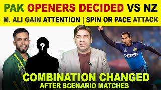 Pakistan openers decided for New Zealand T20Is | Samad & M Ali get attention in scenario matches