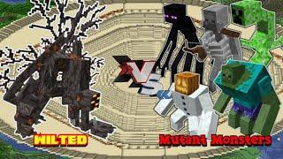 Wilted VS Mutant Monsters | Minecraft |Mobs Battle