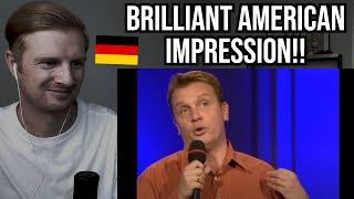 Reaction To German Comedian Does EXCELLENT American Impression (Hape Kerkeling)