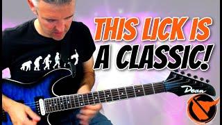 Rock Guitar Lick Lesson - Jimi Hendrix, Jimmy Page, Angus Young Style (Rock Lick Lesson #11)