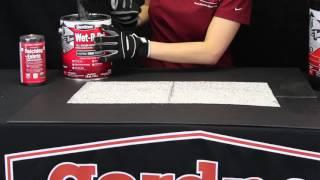 How to seal Roof Cracks & Holes using Wet-R-Dri® Roof Cement