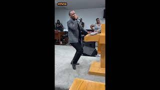 Rev Johnteris Tate Closing Out His Lesson