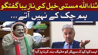 Nasty talk of Sanaullah Mastikhel | National Assembly | Hum News