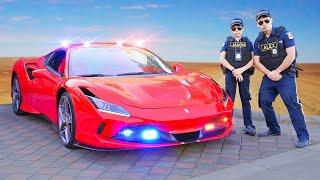 Ferrari Gold Adventure with Detective Jason and Alex