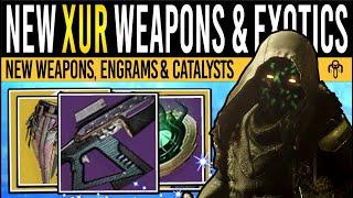 Destiny 2: XUR'S EXOTIC LOOT & NEW WEAPONS! Catalysts, Exotics, Engrams & Armor (20th Dec)