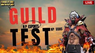 [ LIVE ] GUILD TEST 1V2 NP ESPORTS FREE FIRE LIVE  |NP VANS| #live #shortlive