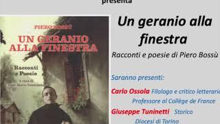 Un geranio alla finestra: racconti e poesie di Piero Bossù