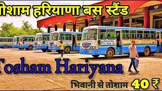 TOUR IN HARYANA | बस स्टैंड तोशाम शहर हरियाणा | Tosham Hariyana Bus Stand