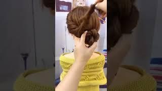 Creative new hair style easily for long hair#shorts #fashion #subscribe #hairstyle #like #shares