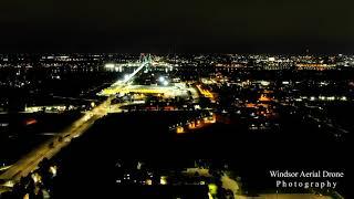 An Evening in Windsor Ontario by Windsor Aerial Drone Photography