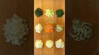 Cutting vegetables - a quick guide