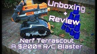 Nerf Terrascout, A $200 Blaster/Drone (Unboxing + Review)