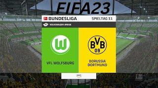 Fifa 23 - VFL Wolfsburg vs. Borussia Dortmund - Bundesliga Match [Fifa 23 Gameplay] [Ps4]