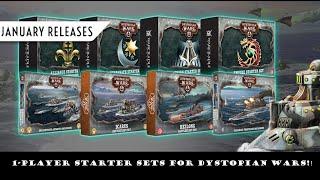 Warcradle January releases: 1 player starter sets coming to Dystopian Wars!