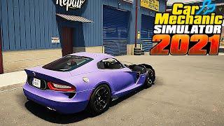 Реставрация Dodge Viper GTS - Car Mechanic Simulator 2021 #258