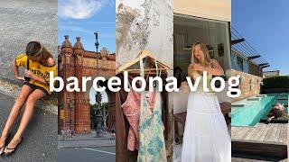 barcelona vlog | thrifting, tapas, girl time, beach days, matcha & exploring the city 🫂