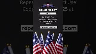 Repeatabl Travel Memorial Day Sale is On!