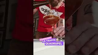 Pouring Trappist Beer - The La Trappe Quadruple