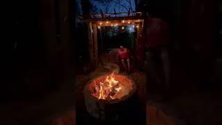 Outdoor Fire Pit Update | Full Build Video Link In Description