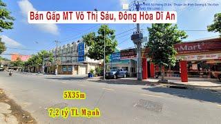 Bán Gấp Nhà Đông Hòa Dĩ An (933) Mặt Tiền Đường Võ Thị Sáu BigC GO, Hoàng Hải BĐS