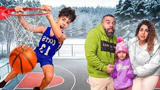 PRIMER JUEGO de LORENZO en BASKETBALL 2025|4PLUSONE