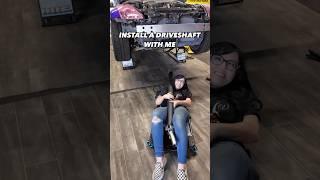 Install a driveshaft with me in my 350z drift car!