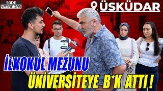 Almancı Çift Milletin Acıyla Dalga Geçti, Muhabir Çıldırdı! Üsküdar Sokak Röportajları