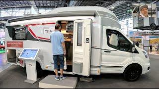 LMC Tourer Lift H 634 RV Camper Van Ford Transit Camping car H634 walkaround and interior V2358