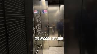 BURJ KHALIFA LIFT: fastest in the  10 m/sec Dubai 
