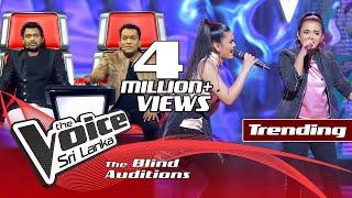 Tiney & Nawanjana - Hoiya Hoiya (හොයියා හෝයියා) | Blind Auditions | The Voice Sri Lanka