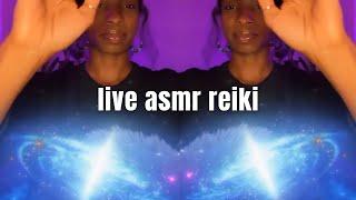 ASMR Reiki for stress relief | 1 hr Reiki | Live Replay