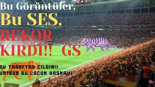 GALATASARAY TARAFTARI INANILMAZ REKOR #taraftarkamerası #tribüngörüntüleri #ÇocuklukAşkımsın gs1905