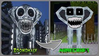 Zoonomaly vs Minecraft | Zoonomaly Horror Game | Zookeeper, Monster Fox, Smile Cat...!