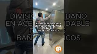 Fabrica de divisiones de baño en lamina de acero inoxidable en Bogotá Colombia